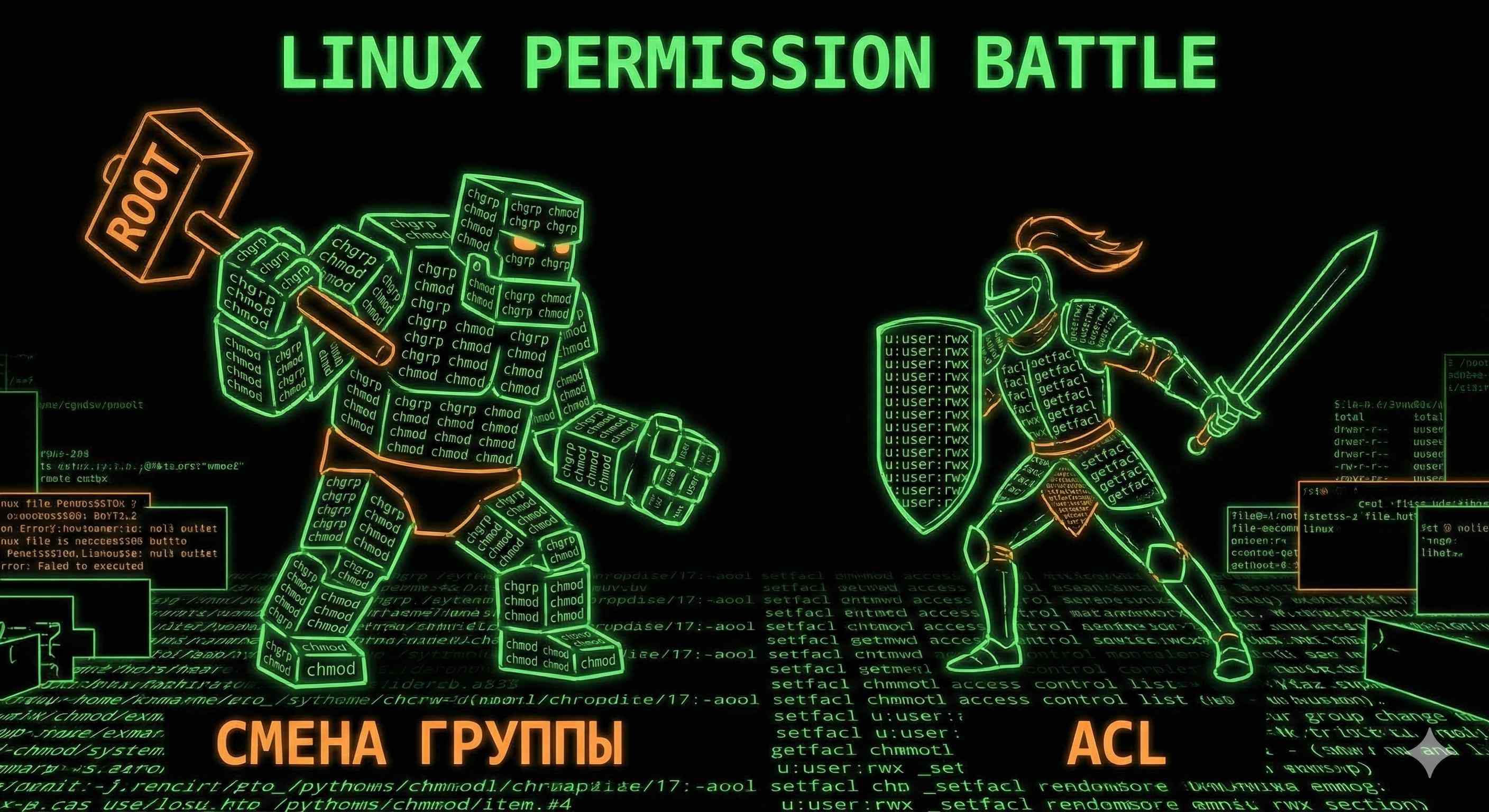 Кастомный доступ у файла в Linux